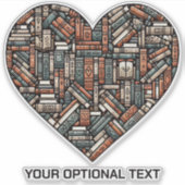 Sticker Livre de texte personnalisé Lover (Devant)