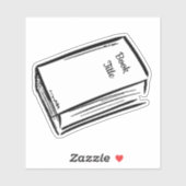 Sticker Livre de titre personnalisé (Feuille)