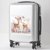 Sticker Livre d'histoire Bois Bébés Deer Love (Sur valise)