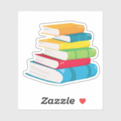 Sticker Livres colorés et tendance (Feuille)