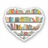 Sticker Livres cool Lecture Hommes Femmes Livre Lover Lite (Recto)