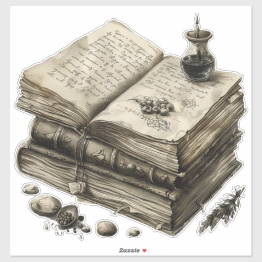 STICKER LIVRES D'ORTHOGRAPHIE (Feuille)