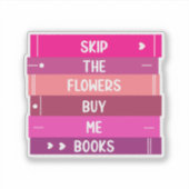 Sticker Livres Pas Fleurs (Devant)