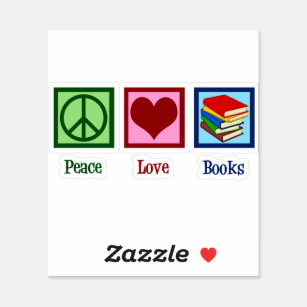 Sticker Livres Peace Love