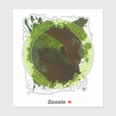 Sticker Lizard Art (Feuille)