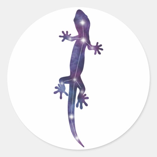 Sticker Lizard Constellation (Devant)