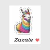 Sticker Llama Cute (Feuille)