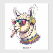 Sticker Llama Favor (Feuille)