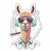 Sticker Llama Favor (Devant)