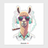 Sticker Llama Favor (Feuille)