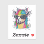 Sticker Llamas mignon (Feuille)