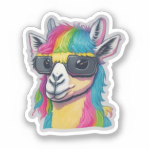 Sticker Llamas mignon