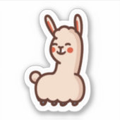 Sticker Llamas mignon (Devant)