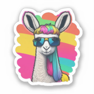 Sticker Llamas mignon
