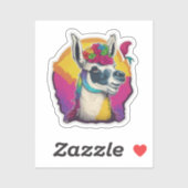Sticker Llamas mignon (Feuille)