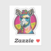 Sticker Llamas mignon (Feuille)