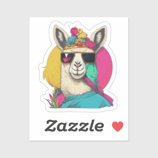 Sticker Llamas mignon (Feuille)