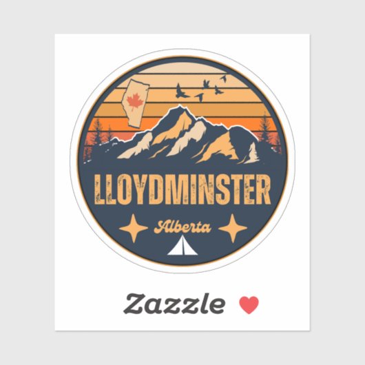 Sticker Lloydminster (Alberta) (Feuille)