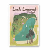 Sticker Loch Lamond Écosse (Devant)