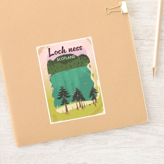 Sticker Loch Ness Écosse (Carnet)