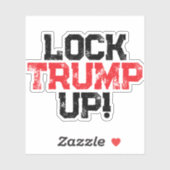 Sticker Lock Trump Up Political Laptop (Feuille)