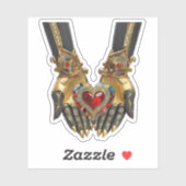 Sticker L'offre - Coeur dans les mains (Feuille)