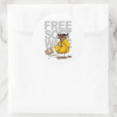 Sticker logiciel libre GNU Meditation Levitation (Sac)