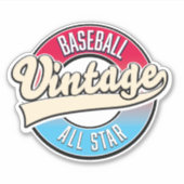 Sticker logo All Star Baseball (Devant)