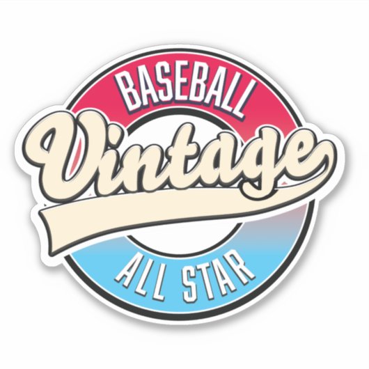 Sticker logo All Star Baseball (Devant)