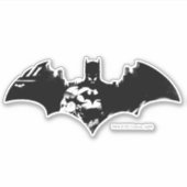 Sticker Logo Batman et Gotham Silhouette Bat (Devant)