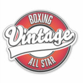 Sticker Logo Boxe Vintage All star (Devant)