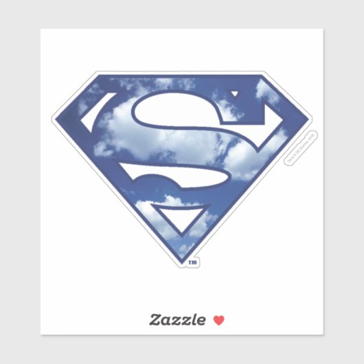 Sticker Logo Cloud Supergirl (Feuille)