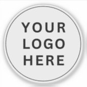 Sticker Logo Commercial d'Entreprise | Gourde d'Eau Marqué (Devant)