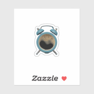 Sticker Logo d'alarme pour café