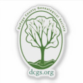 Sticker Logo DCGS (Devant)