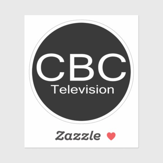 Sticker Logo de CBC TV Alt (Feuille)