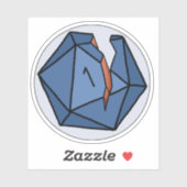 Sticker Logo de ceux naturels (Feuille)