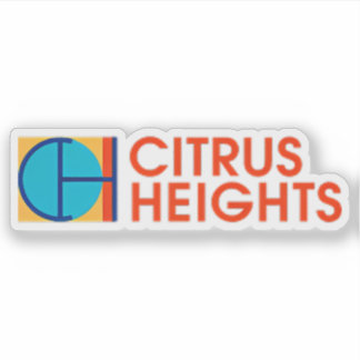 Sticker Logo de Citrus Heights, Californie, États-Unis