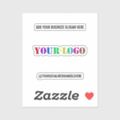 Sticker Logo de Custom Business (Feuille)