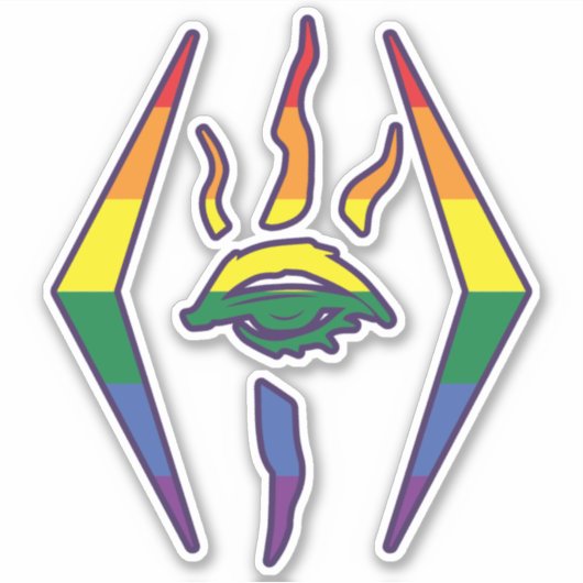 Sticker Logo de la KOTD Pride (Devant)