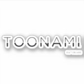 Sticker Logo de la police de toonami Split (Devant)