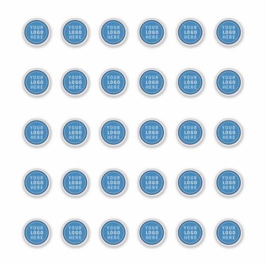 Sticker Logo de l'entreprise 1.5" Modèle de l'autocollant (Devant)