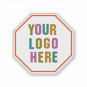 Sticker Logo de l'entreprise | Marque professionnelle de b (Devant)