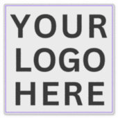 Sticker Logo de l'entreprise pour valise | Etanche transpa (Devant)