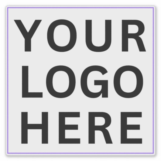 Sticker Logo de l'entreprise pour valise | Etanche transpa (Devant)