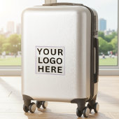 Sticker Logo de l'entreprise pour valise | Etanche transpa