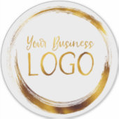 Sticker Logo de l'entreprise Promo (Devant)