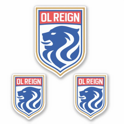 STICKER LOGO DE L'ÉQUIPE DE L'OL REIGN-NWSL -USWNT (Devant)