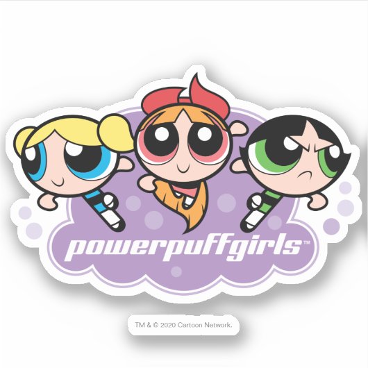 Sticker Logo de l'équipe de Powerpuff (Devant)