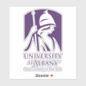 Sticker Logo de l'Université d'Albany (Feuille)